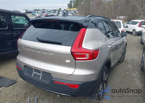 2023 Volvo Xc40 Recharge Pure Electric Twin Plus z USA, uszkodzony, nr VIN YV4ED3UW2P2070931